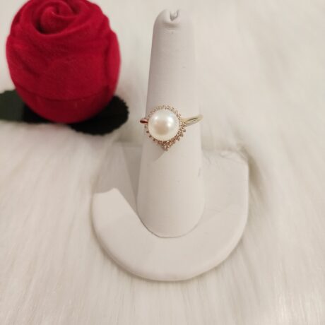 Anillo Perla 14kt